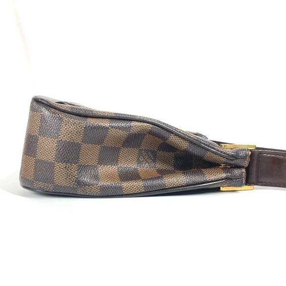 LOUIS VUITTON Authentic Brown Damier Canvas Shoulder Bag
